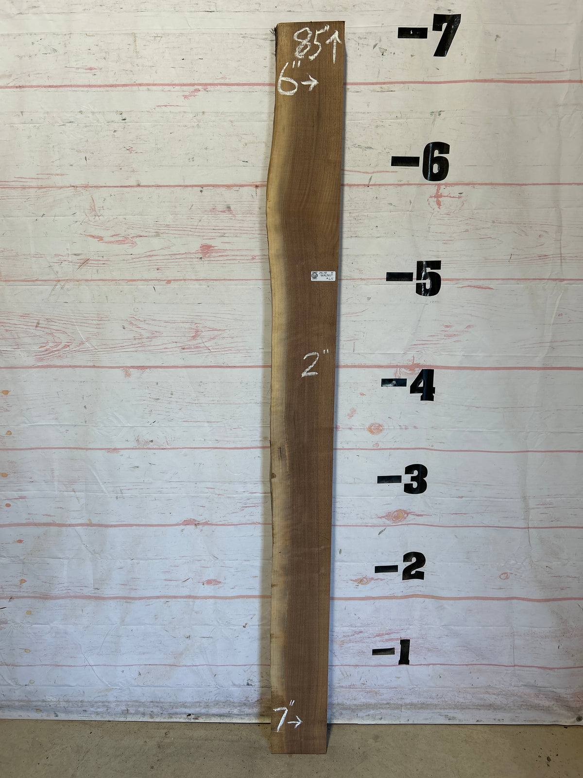Live Edge Walnut Sku#28638C-8