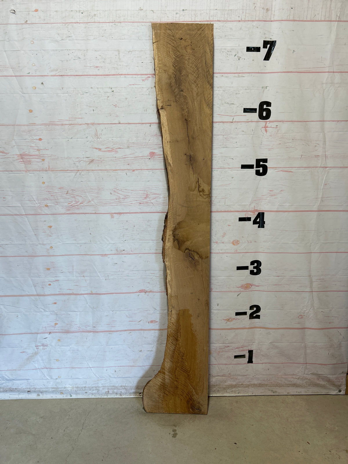 Live Edge White Oak Sku#28765-16