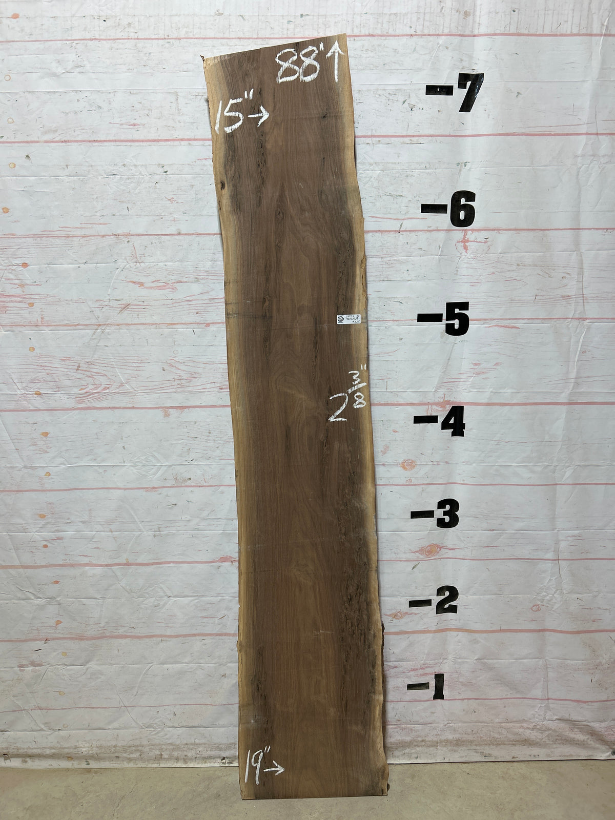 Live Edge Walnut Sku#28954G-26