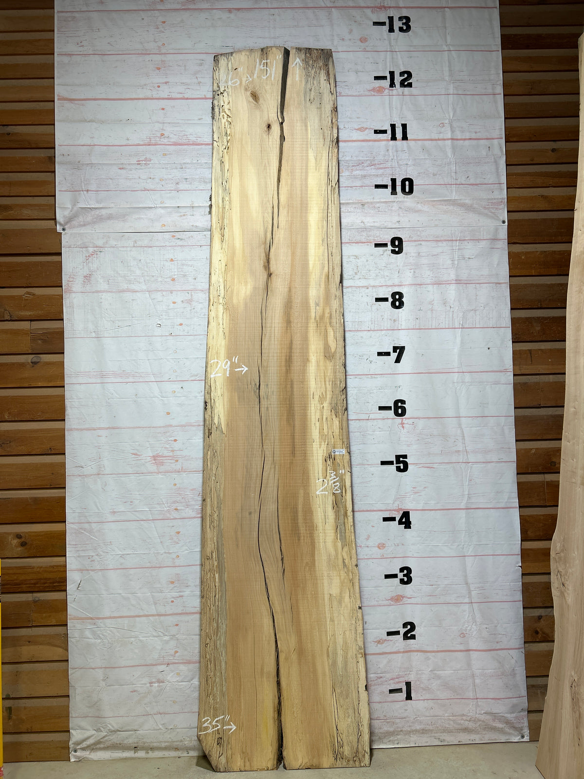 Live Edge Spalted Sycamore Sku#27492-81