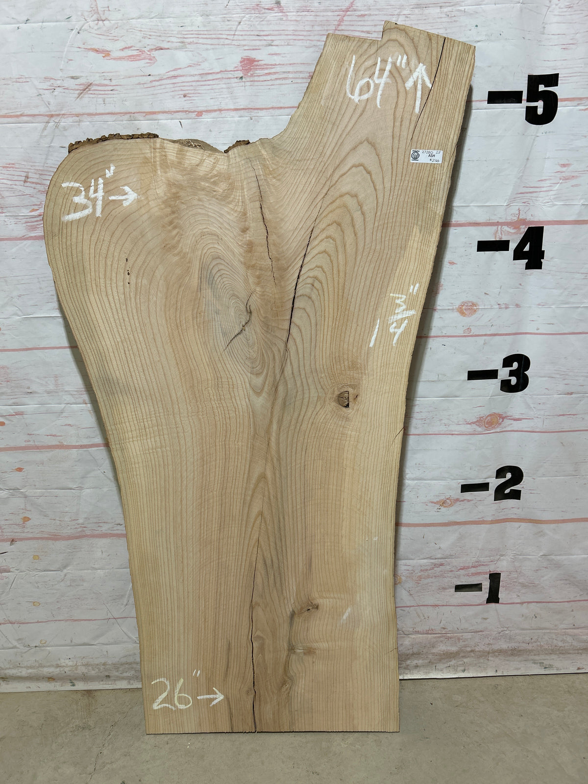 Live Edge Ash Sku#27280-23