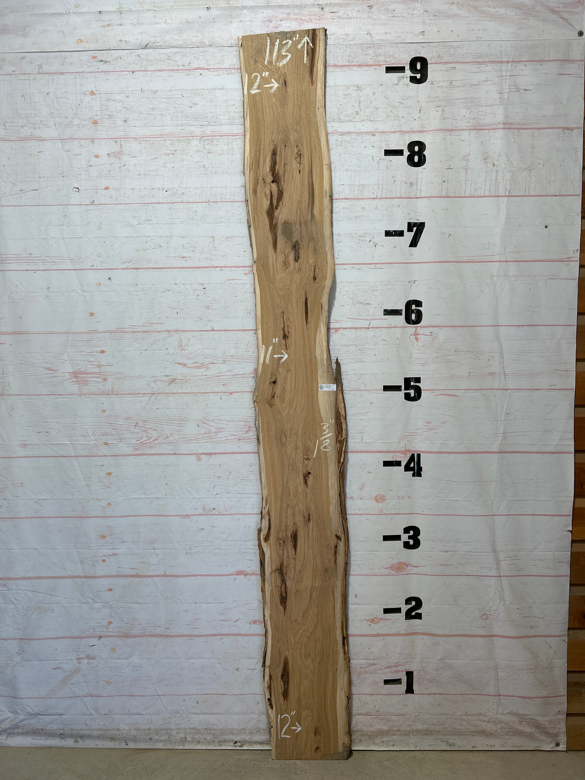 Live Edge Hickory Sku#28236H-14