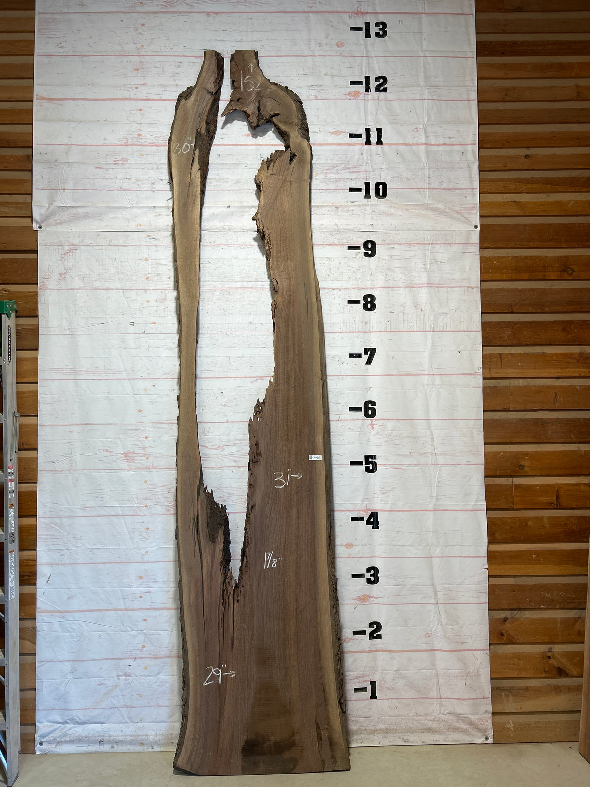 Live Edge Walnut Sku#28913S-63