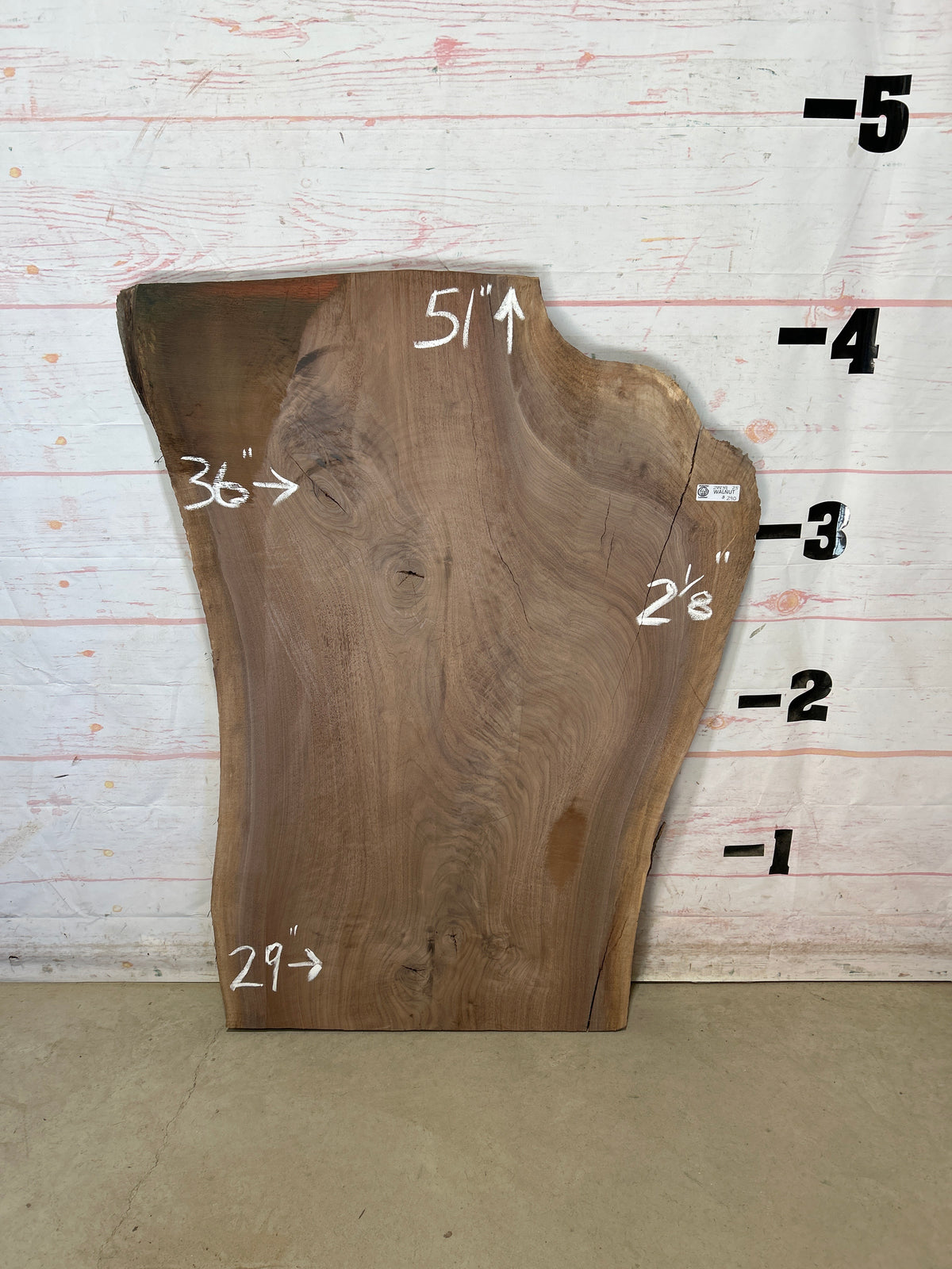 Live Edge Walnut Sku#28839M-23
