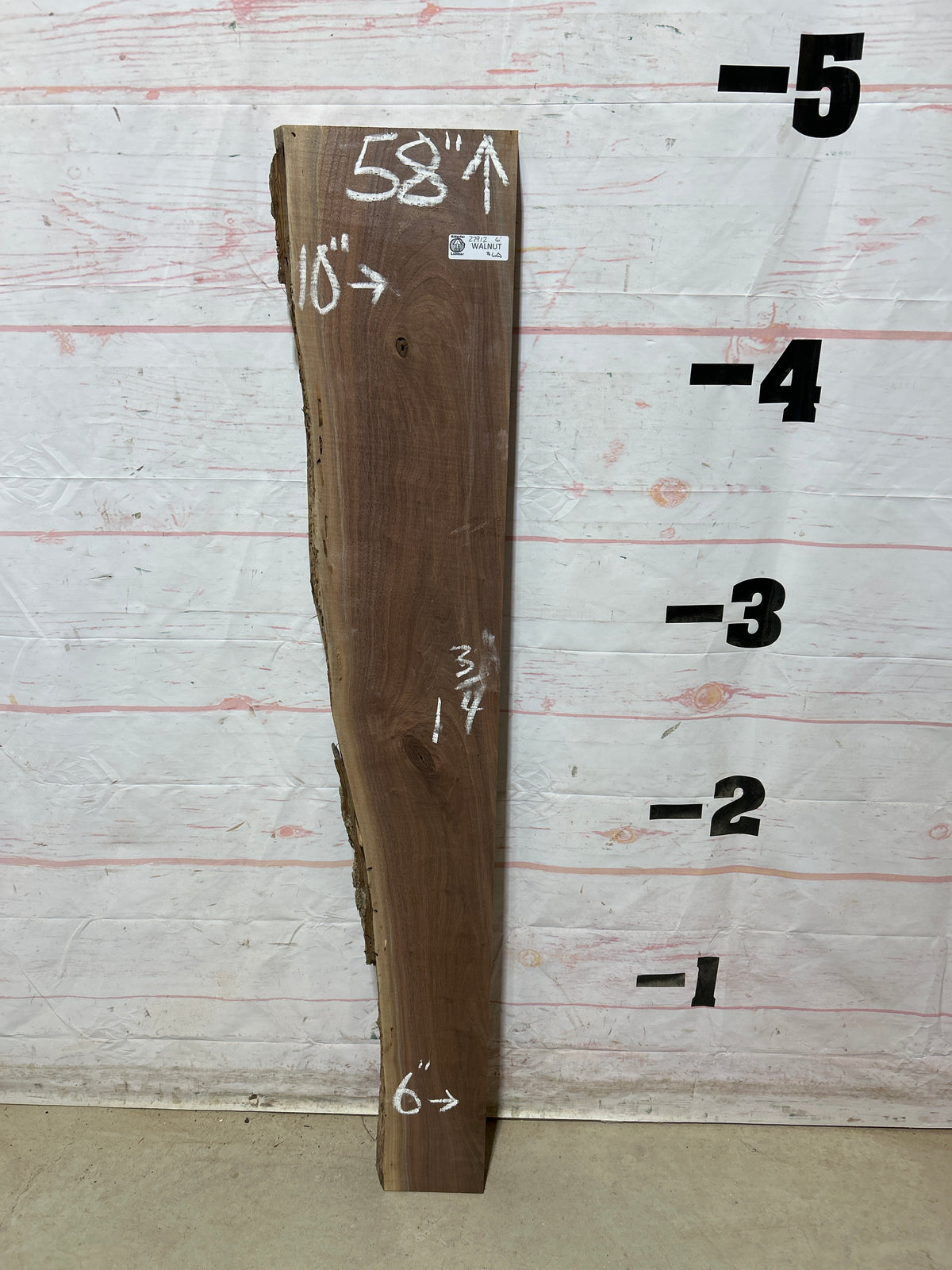 Live Edge Walnut Sku#27912C-6