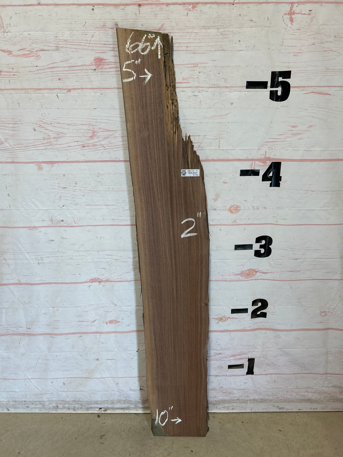 Live Edge Walnut Sku#28474G-7