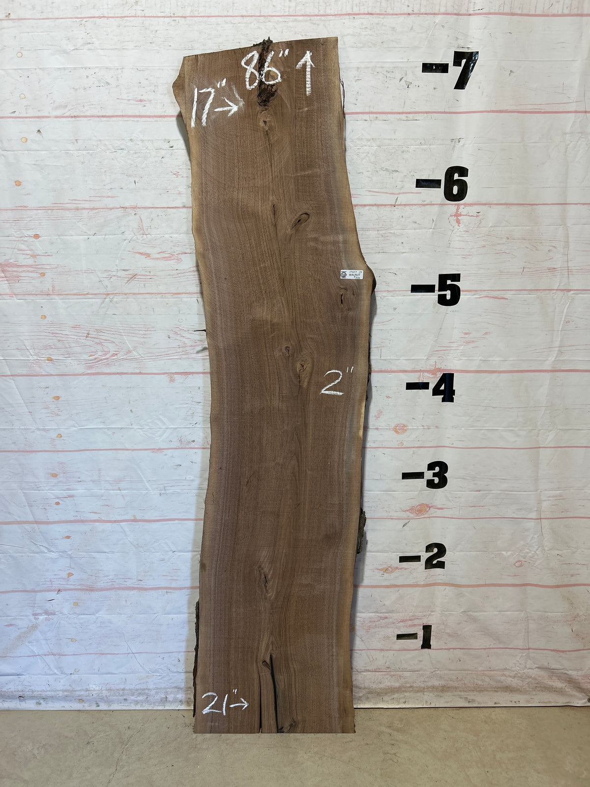 Live Edge Walnut Sku#29007G-23