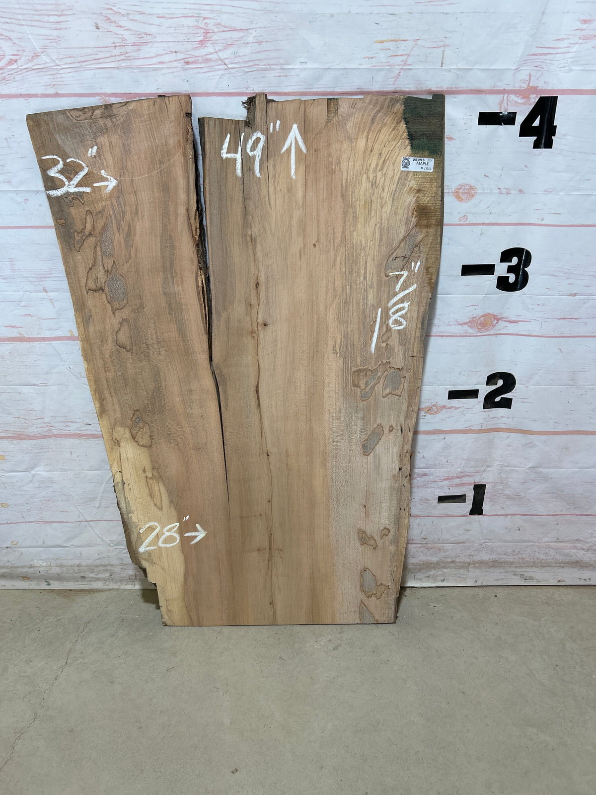 Live Edge Maple Sku#28253B-20