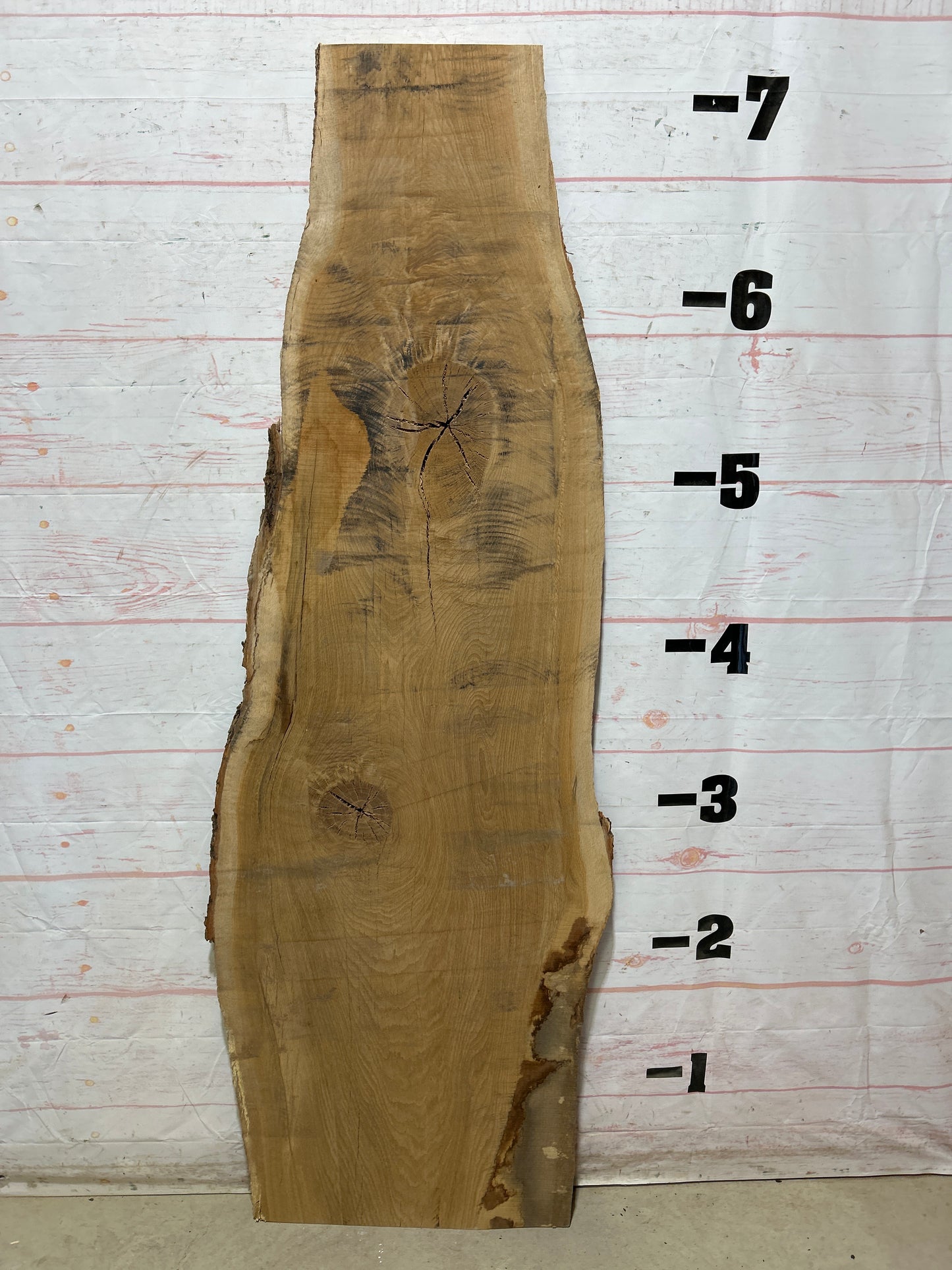 Live Edge White Oak Sku#27350-19