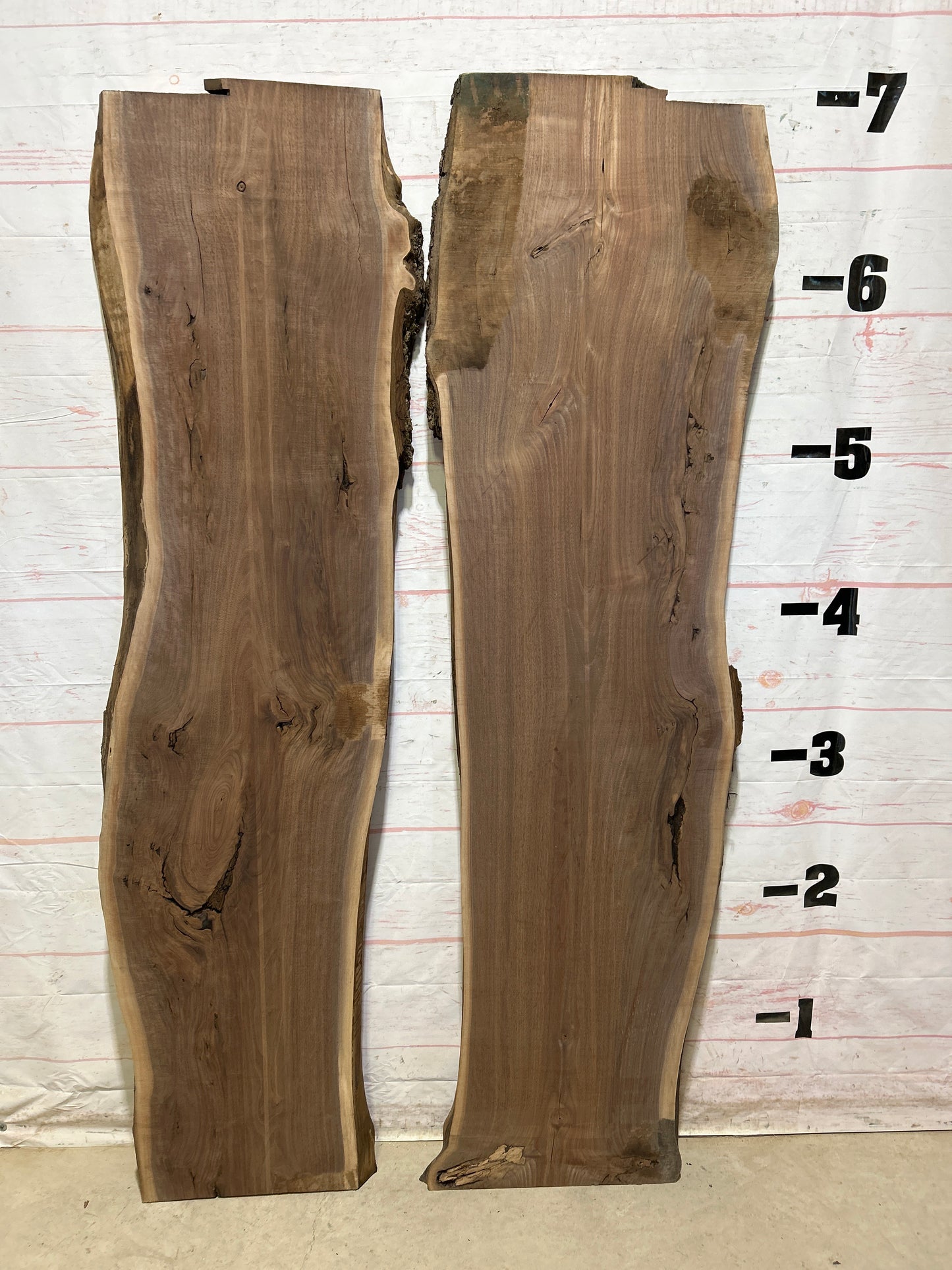 Live Edge Walnut Set Sku#27709K-50