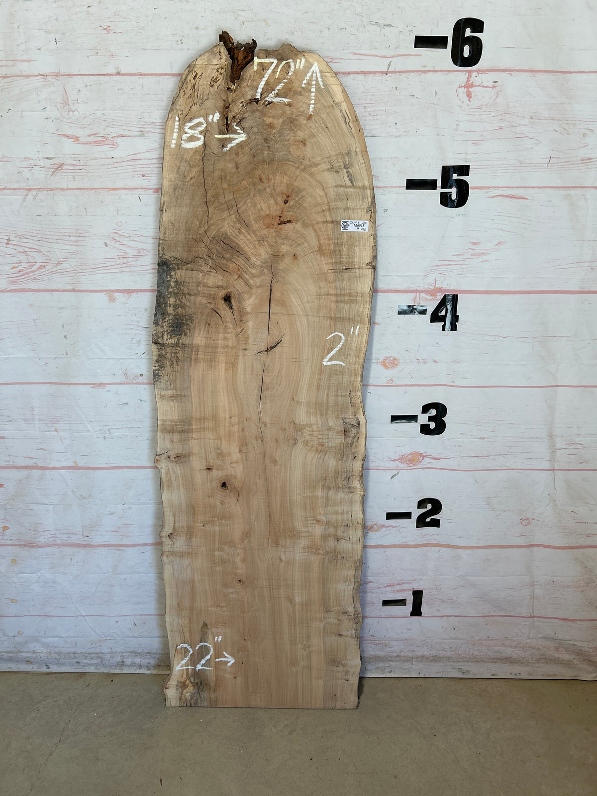 Live Edge Maple Sku#28498-20