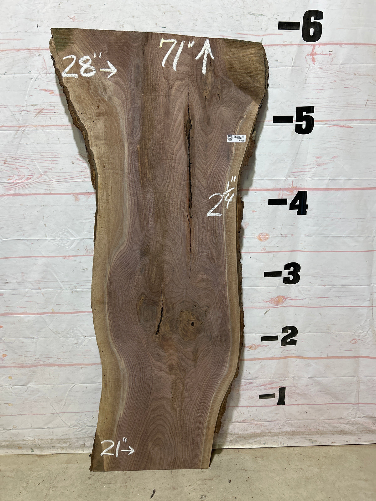 Live Edge Walnut Sku#28980N-28