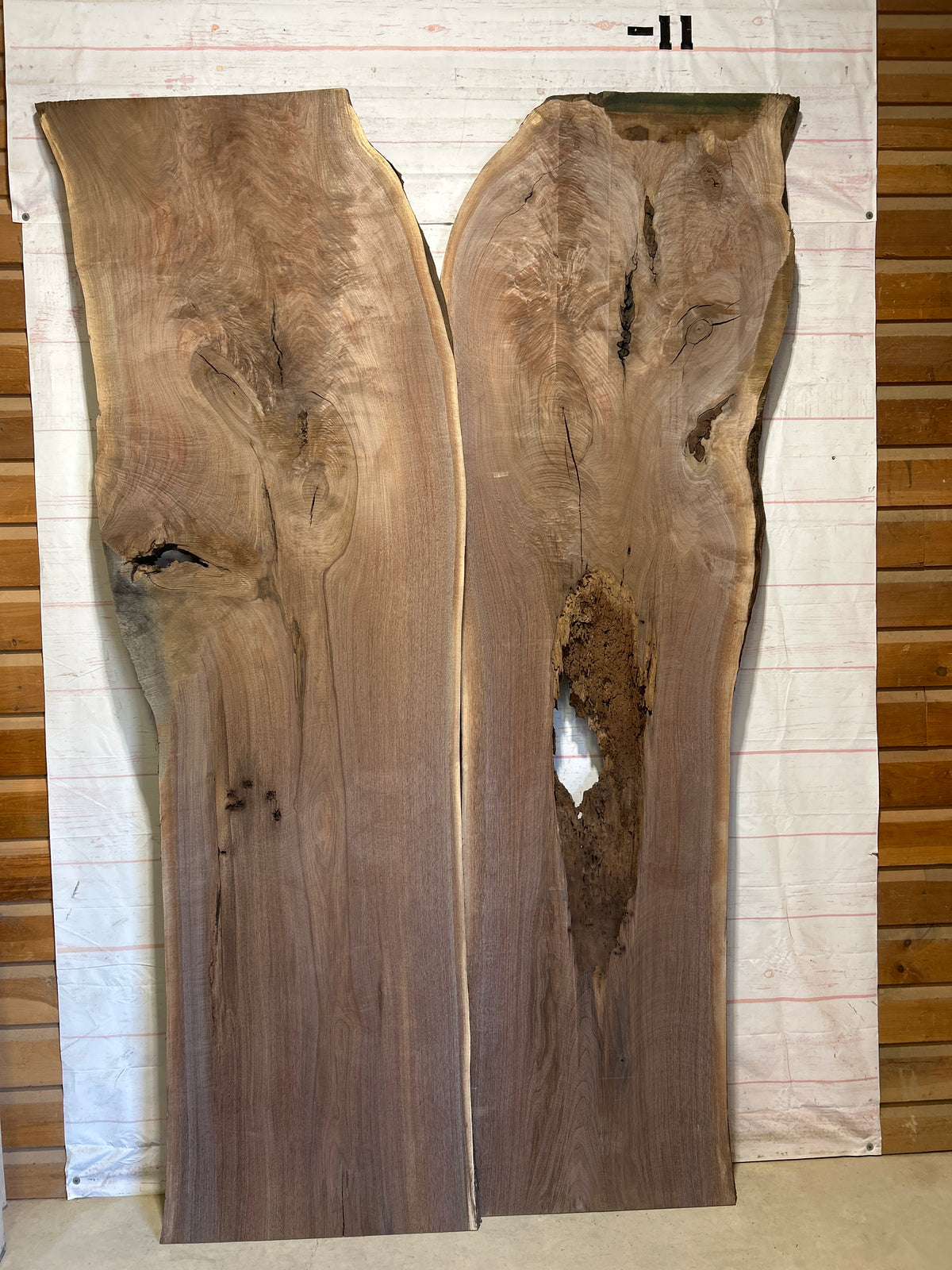Live Edge Walnut Set Sku#29038-126