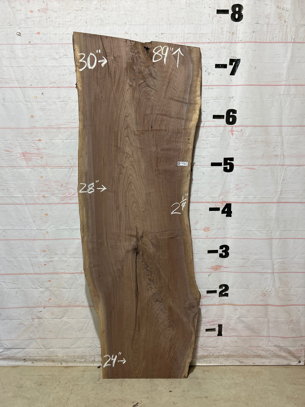 Live Edge Walnut Sku#28978A-38