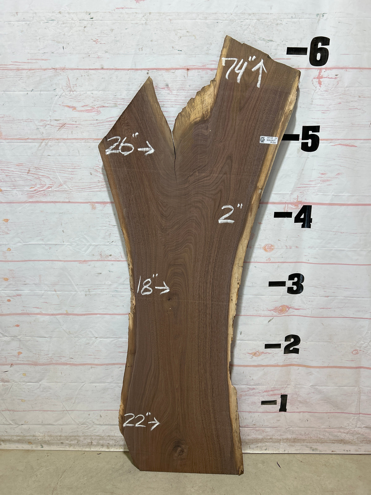Live Edge Walnut Sku#28948F-23