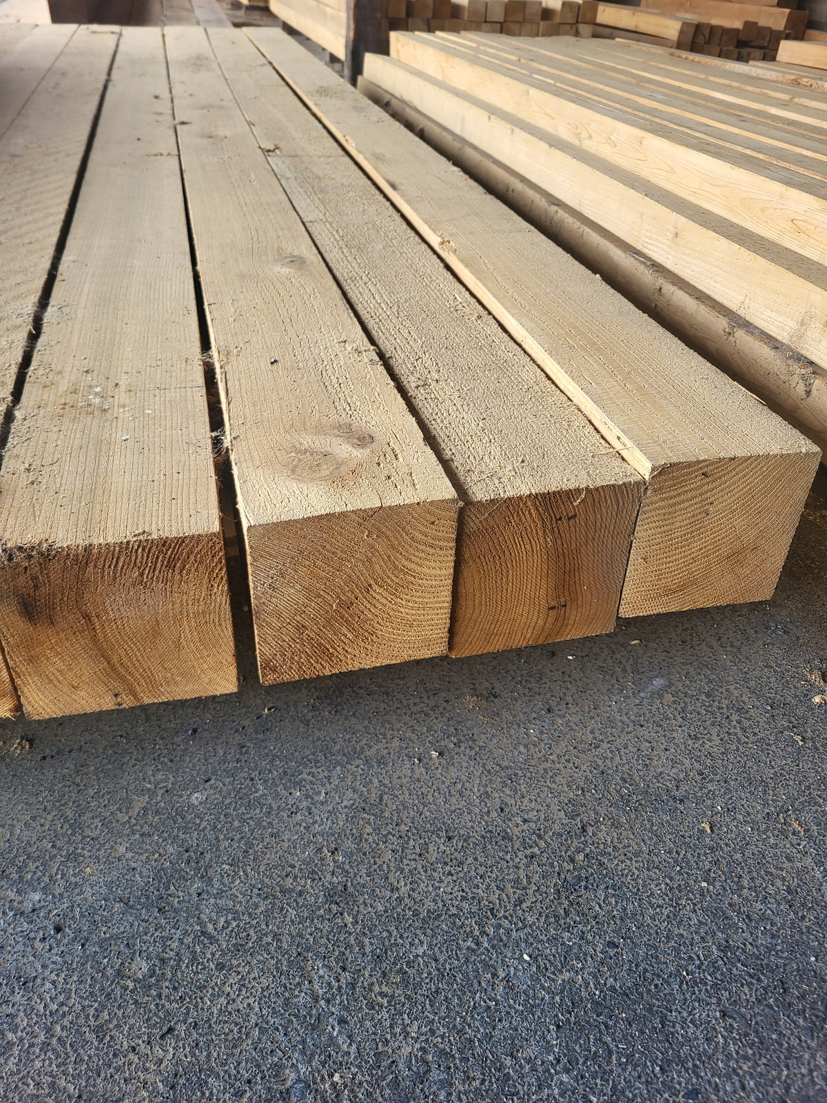 Knotty Western Red Cedar Fence and Deck Posts