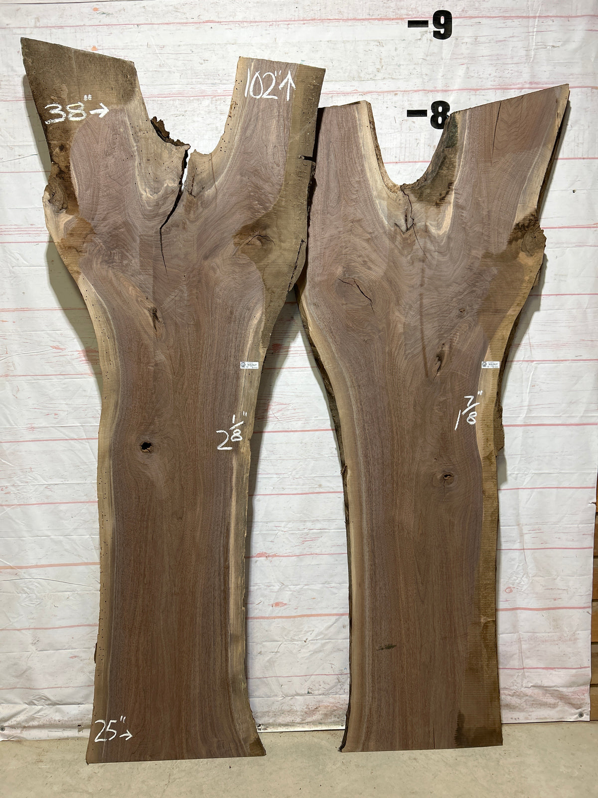 Live Edge Walnut Set Sku#27242K-90