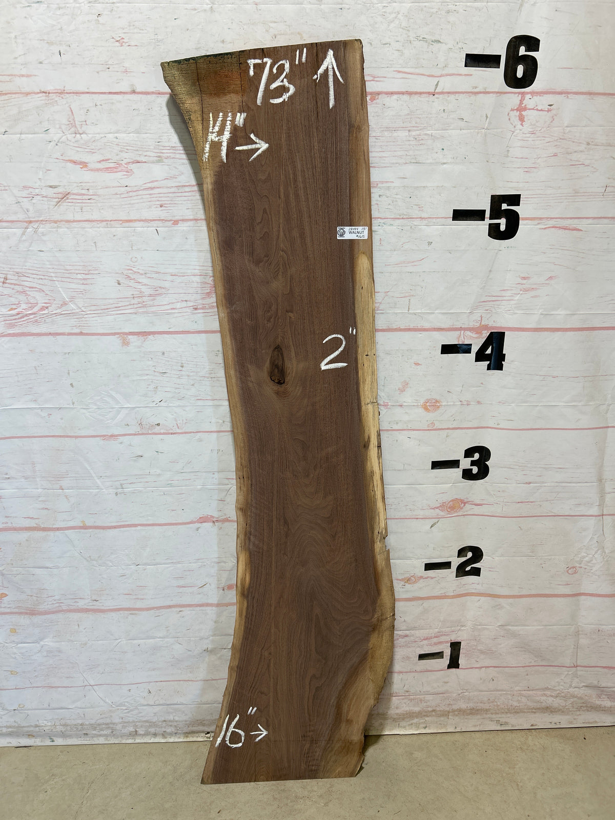 Live Edge Walnut Sku#28484G-15