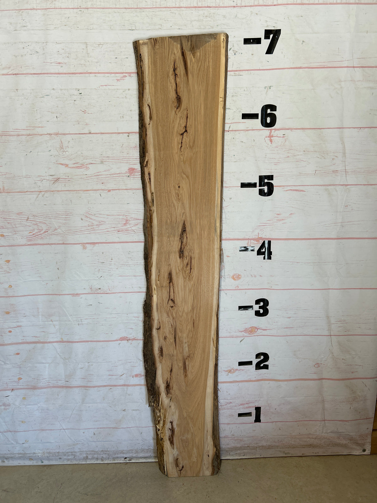 Live Edge Hickory Sku#28608-12