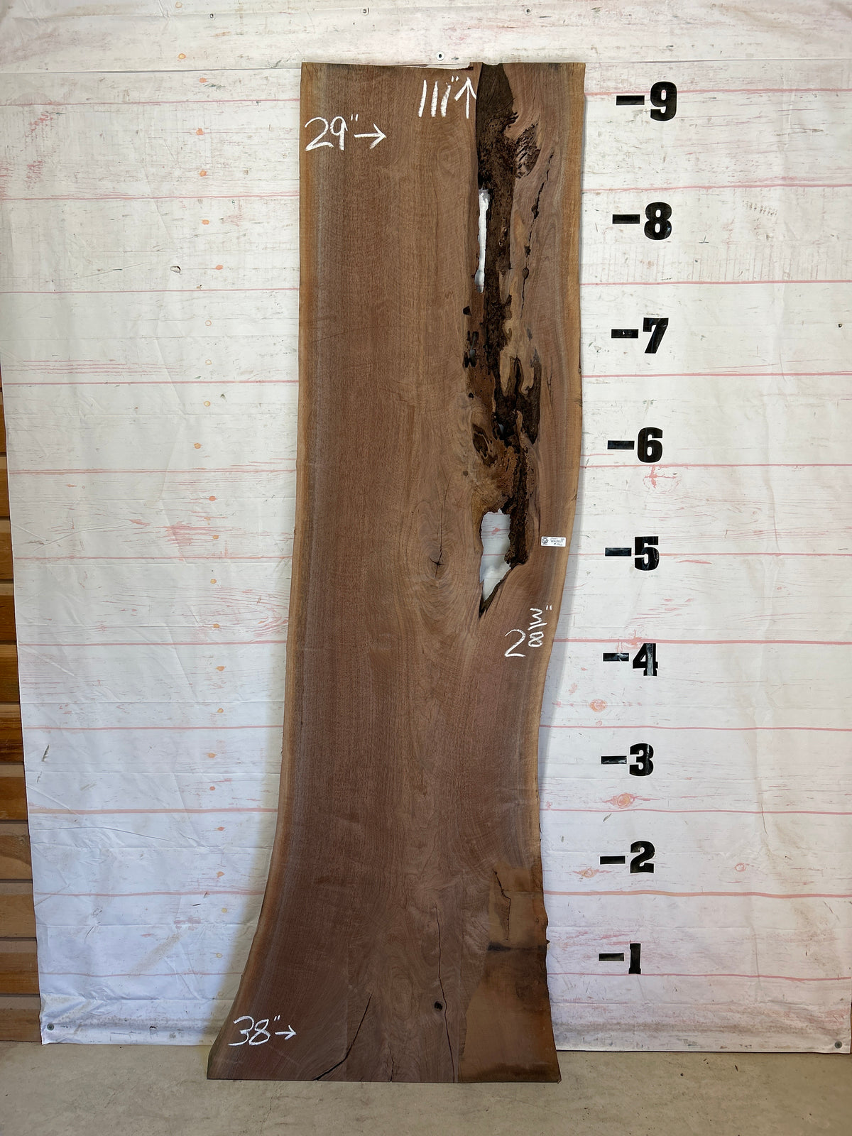 Live Edge Walnut Sku#29001K-66