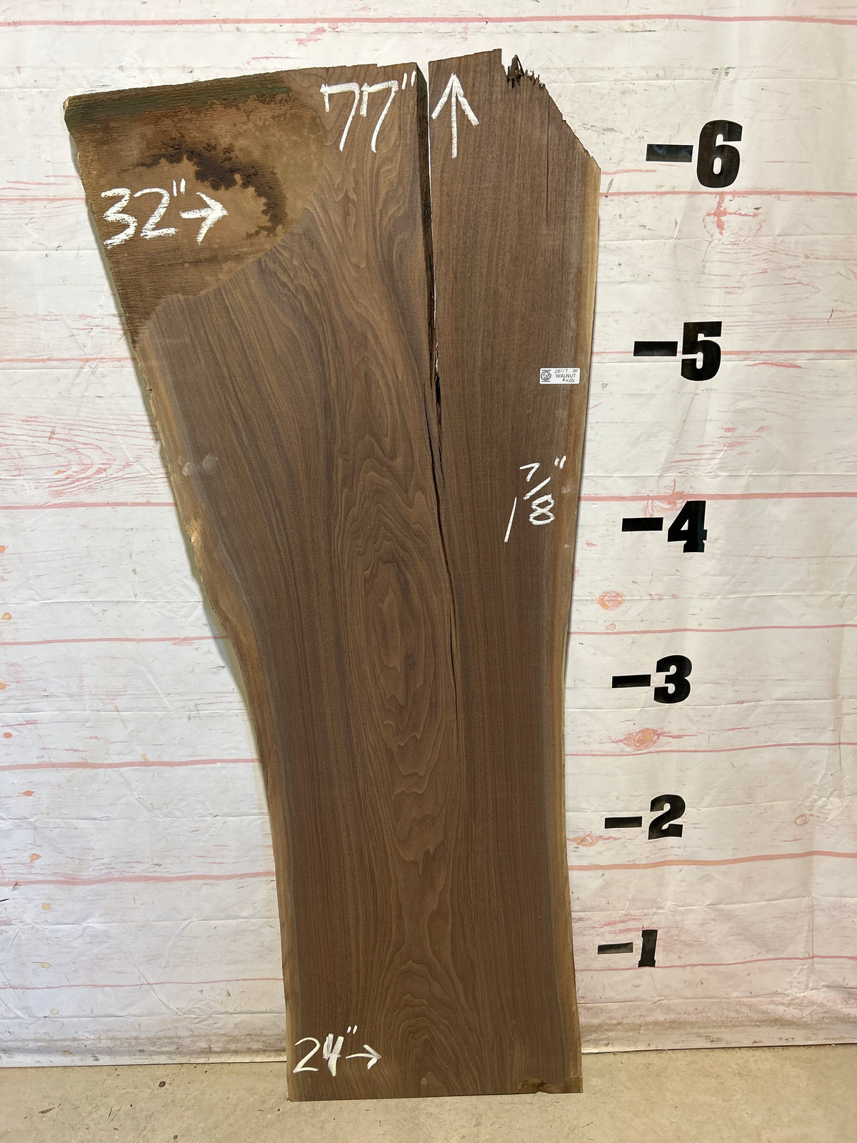Live Edge Walnut Sku#28117A-30