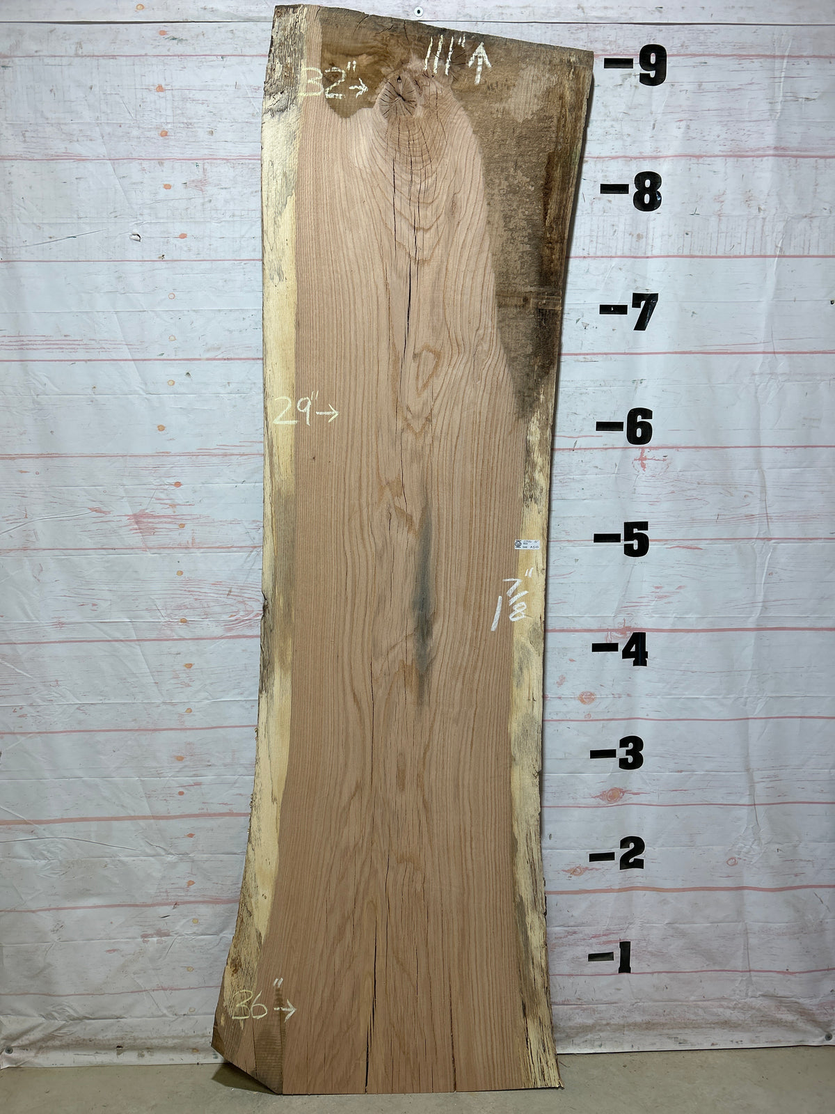 Live Edge Red Oak Sku#27526-51