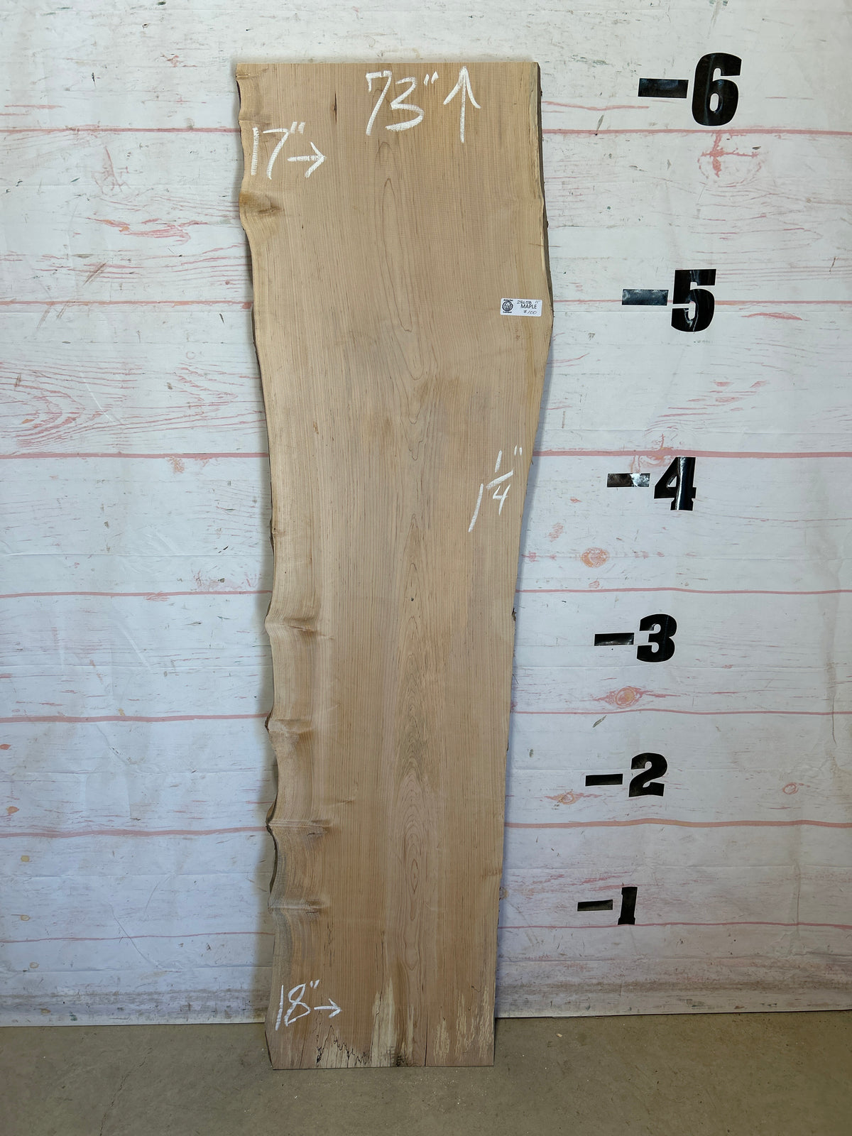 Live Edge Maple Sku#28658E-11
