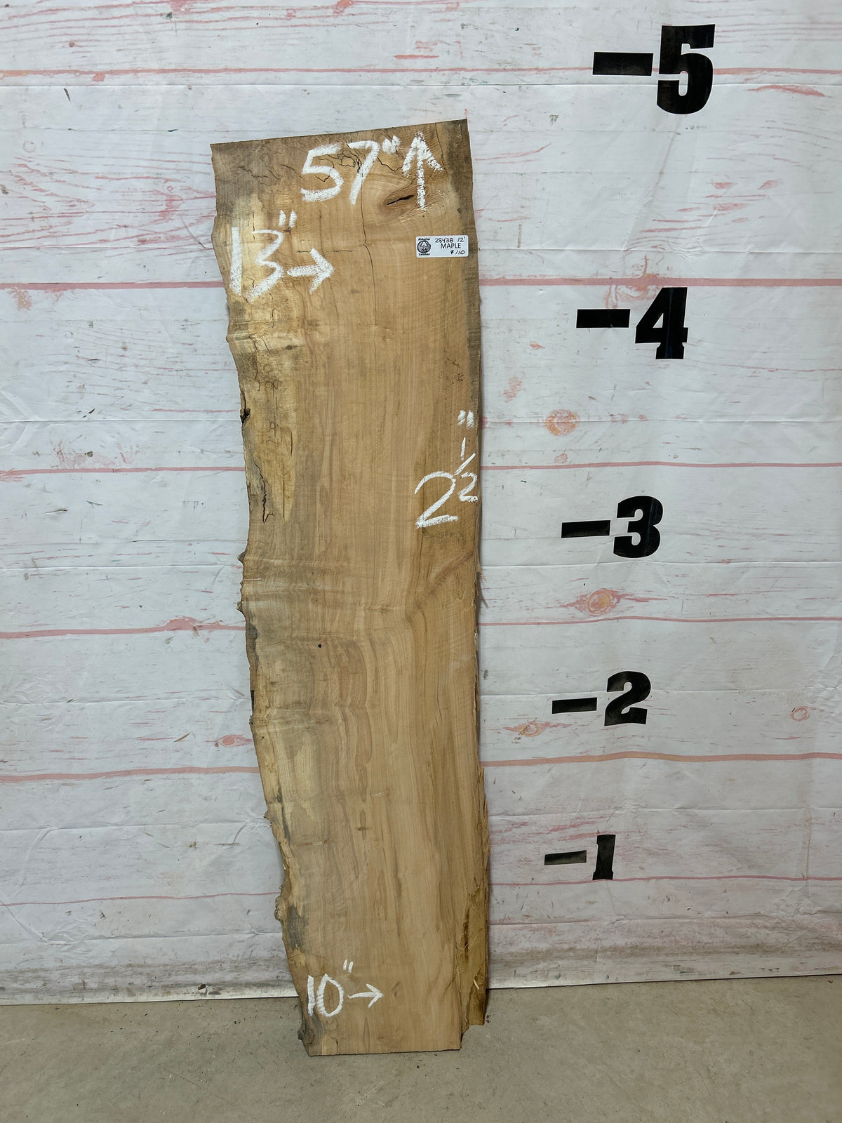 Live Edge Maple Sku#28438E-12