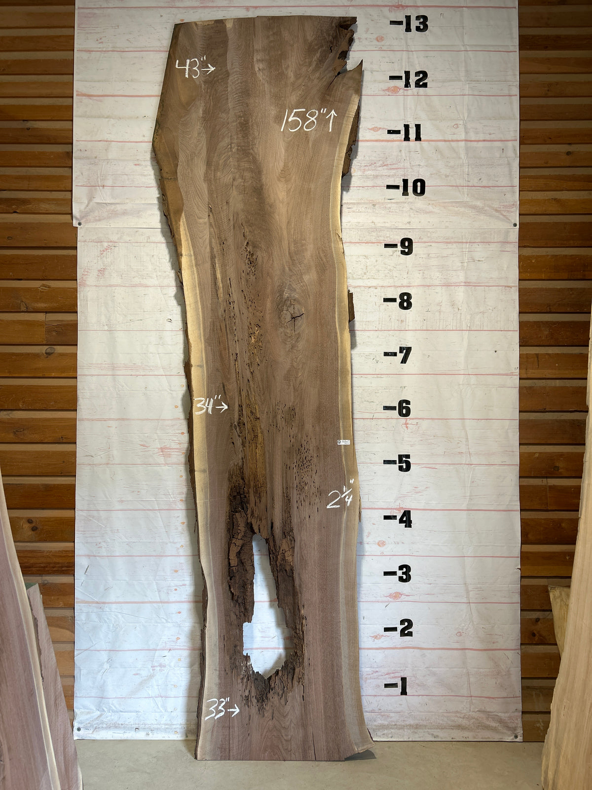 Live Edge Walnut Sku#28776-94