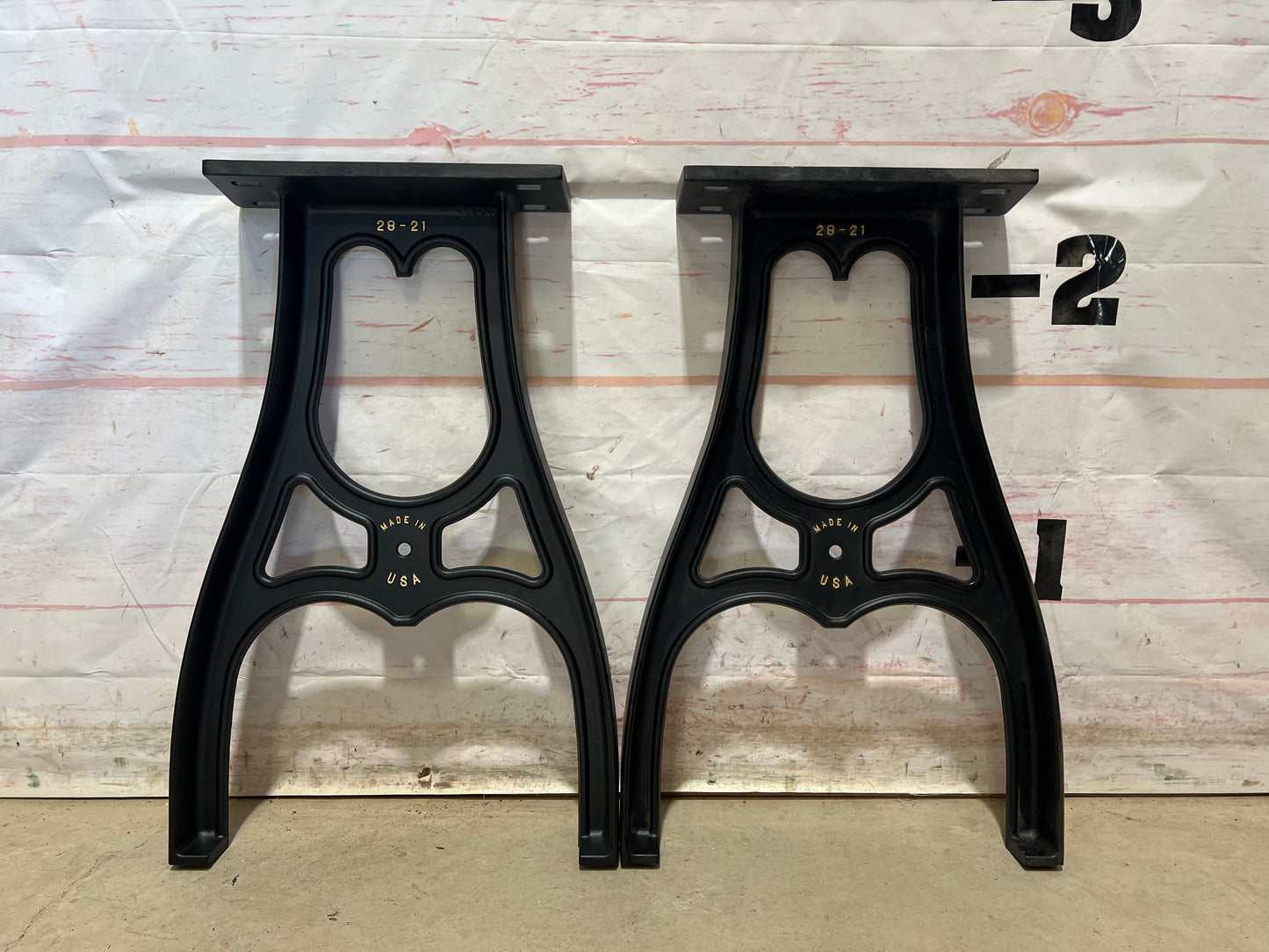 Cast Aluminum Table Leg Set