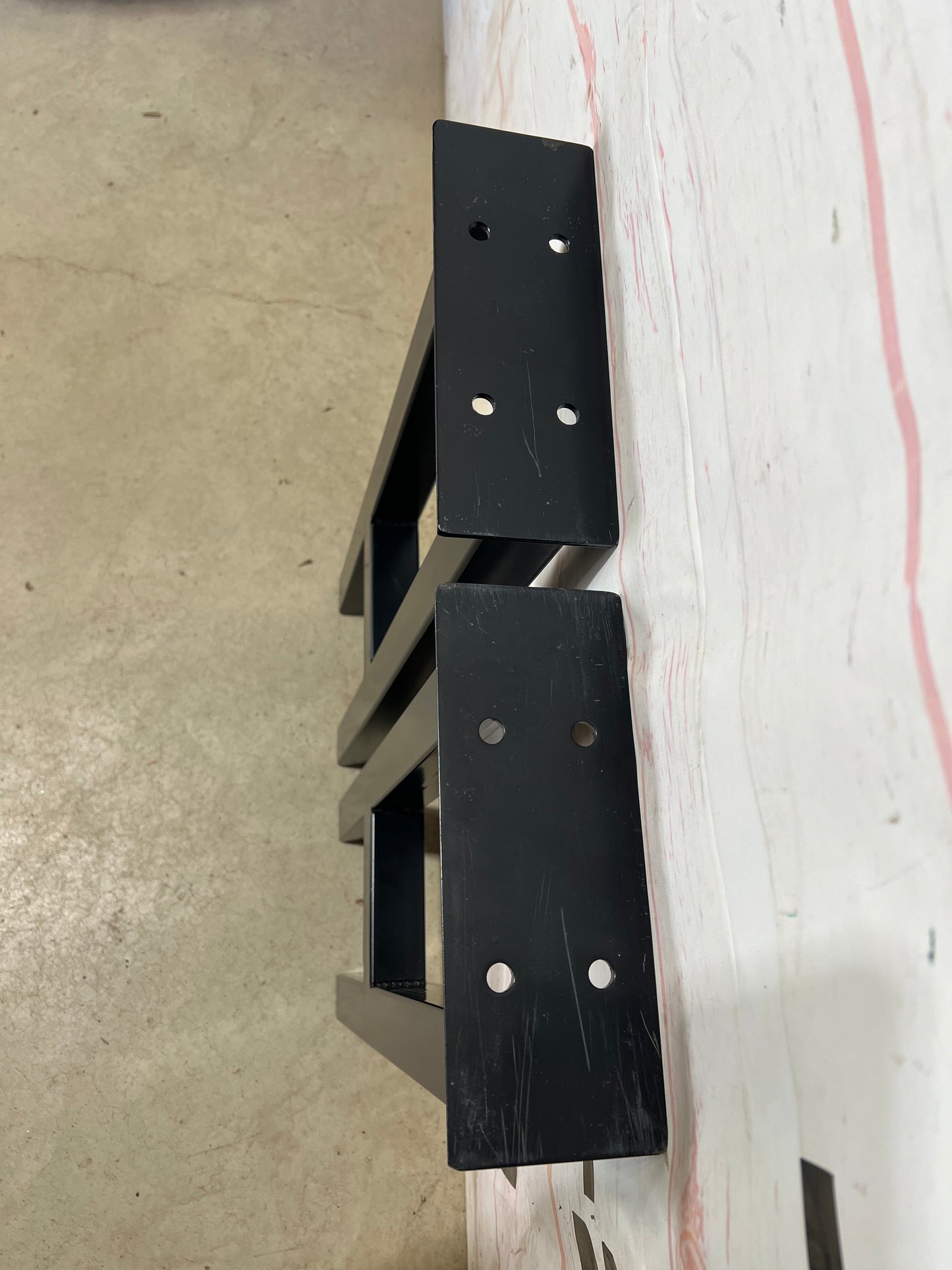 H-Shaped Powder Coated Steel Leg Set