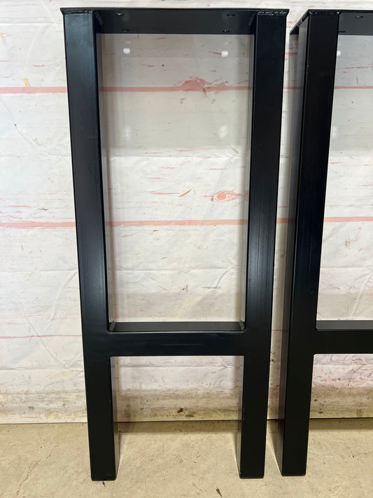 H-Shaped Powder Coated Steel Leg Set