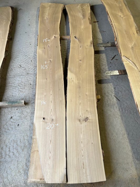 Live Edge Catalpa Set Sku# 24987S-86