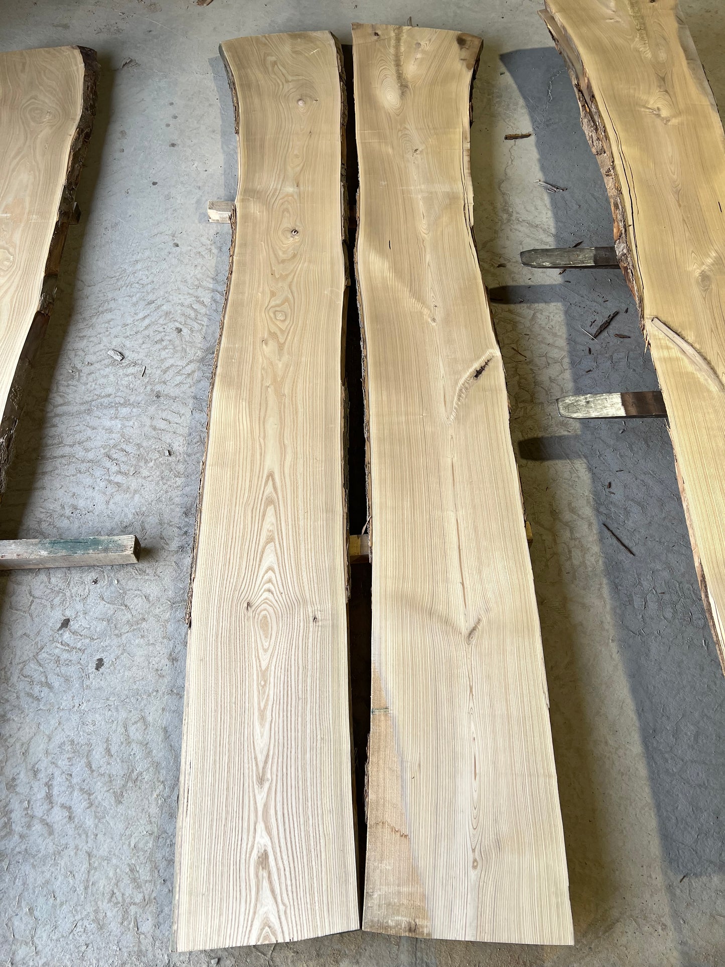 Live Edge Catalpa Set Sku# 24987S-86