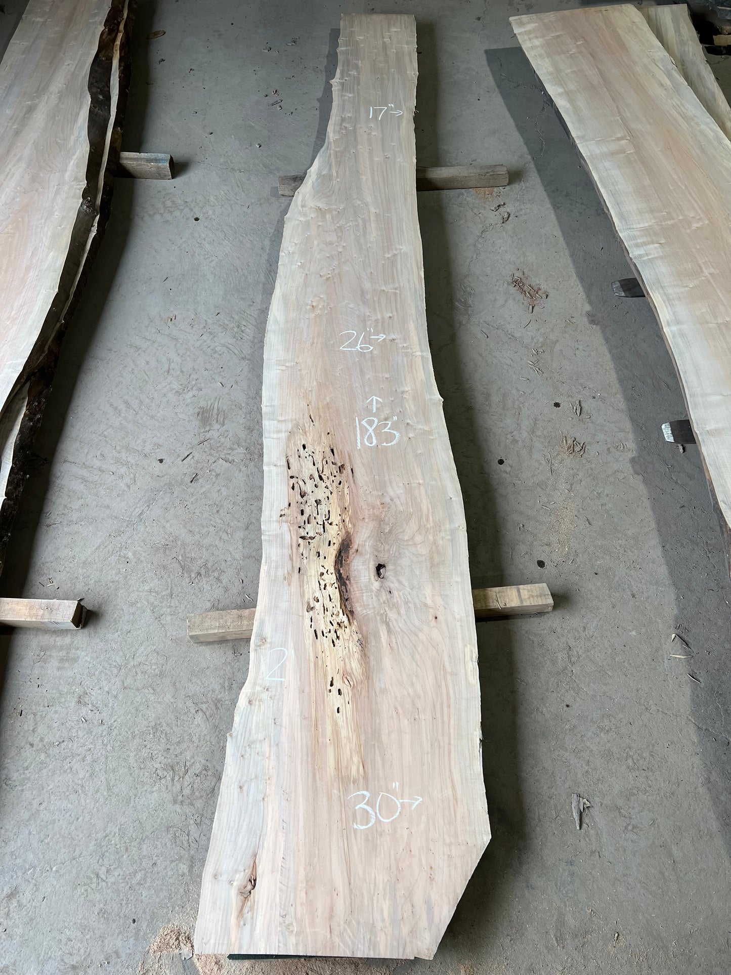 Live Edge Maple Sku# 25001S-60