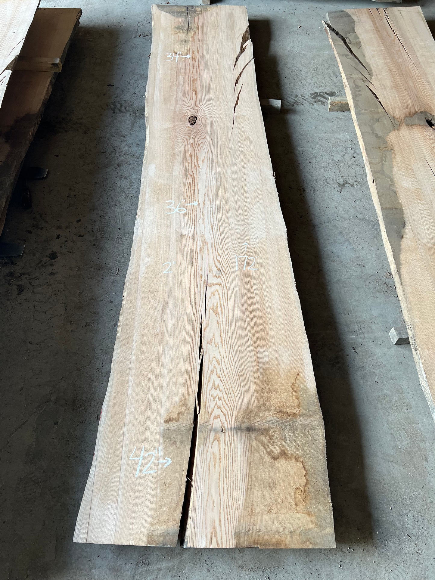 Live Edge Red Oak Sku# 25755S-86