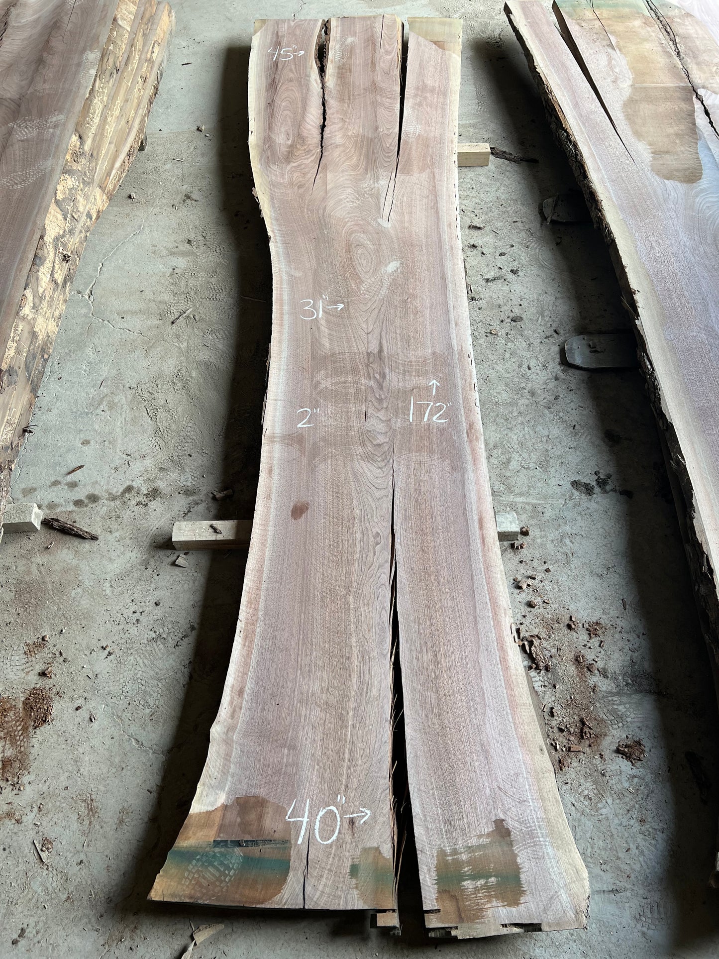 Live Edge Walnut Sku# 25767S-77