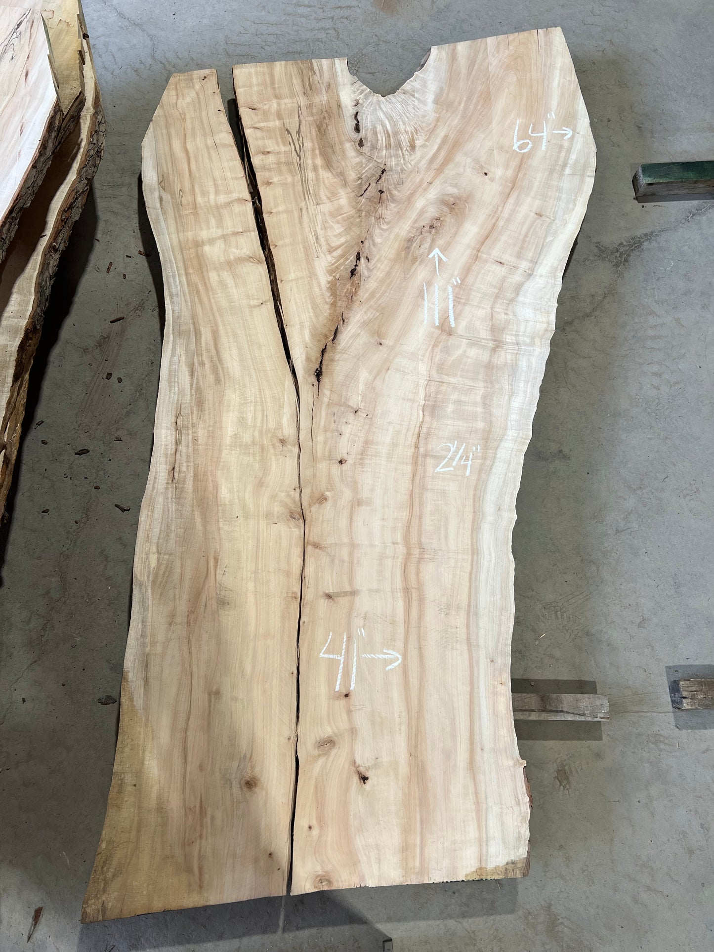 Live Edge Maple Sku# 25996S-84