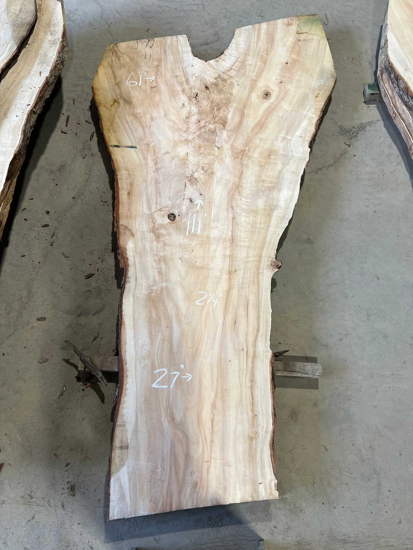 Live Edge Maple Sku# 25999S-68