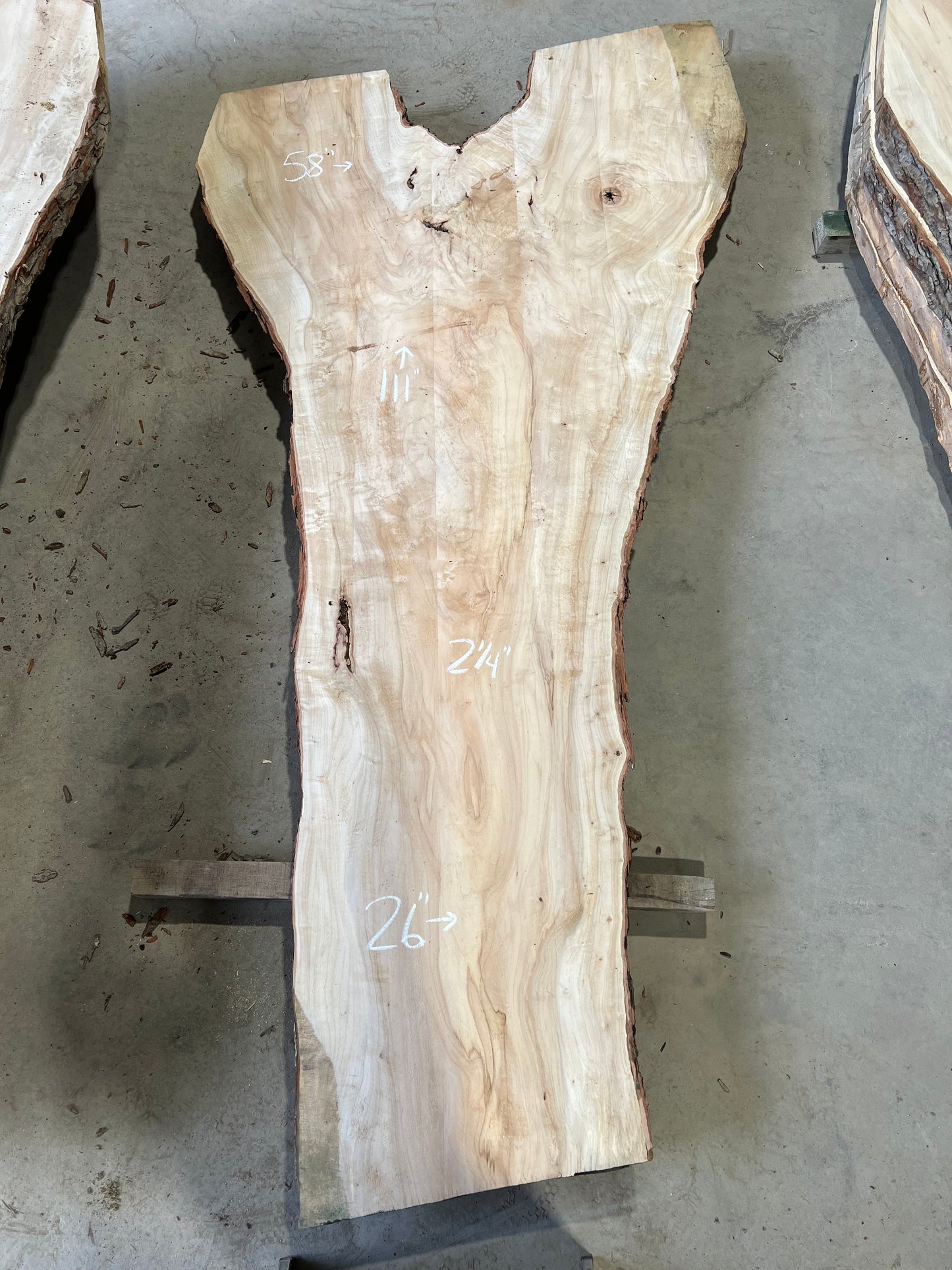 Live Edge Maple Sku# 26000S-60