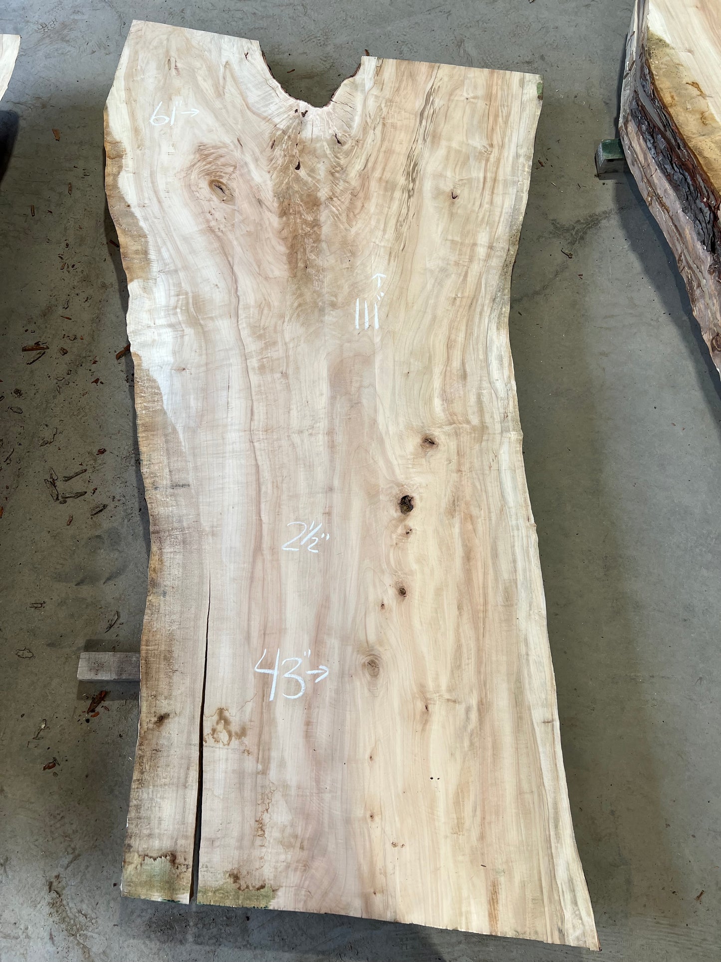 Live Edge Maple Sku# 26002S-90
