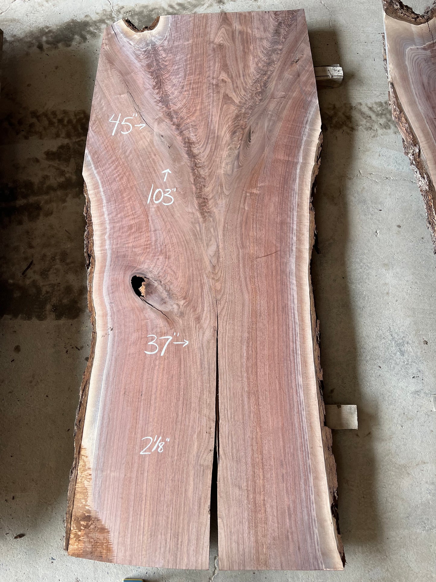 Live Edge Walnut Sku# 26128S-72