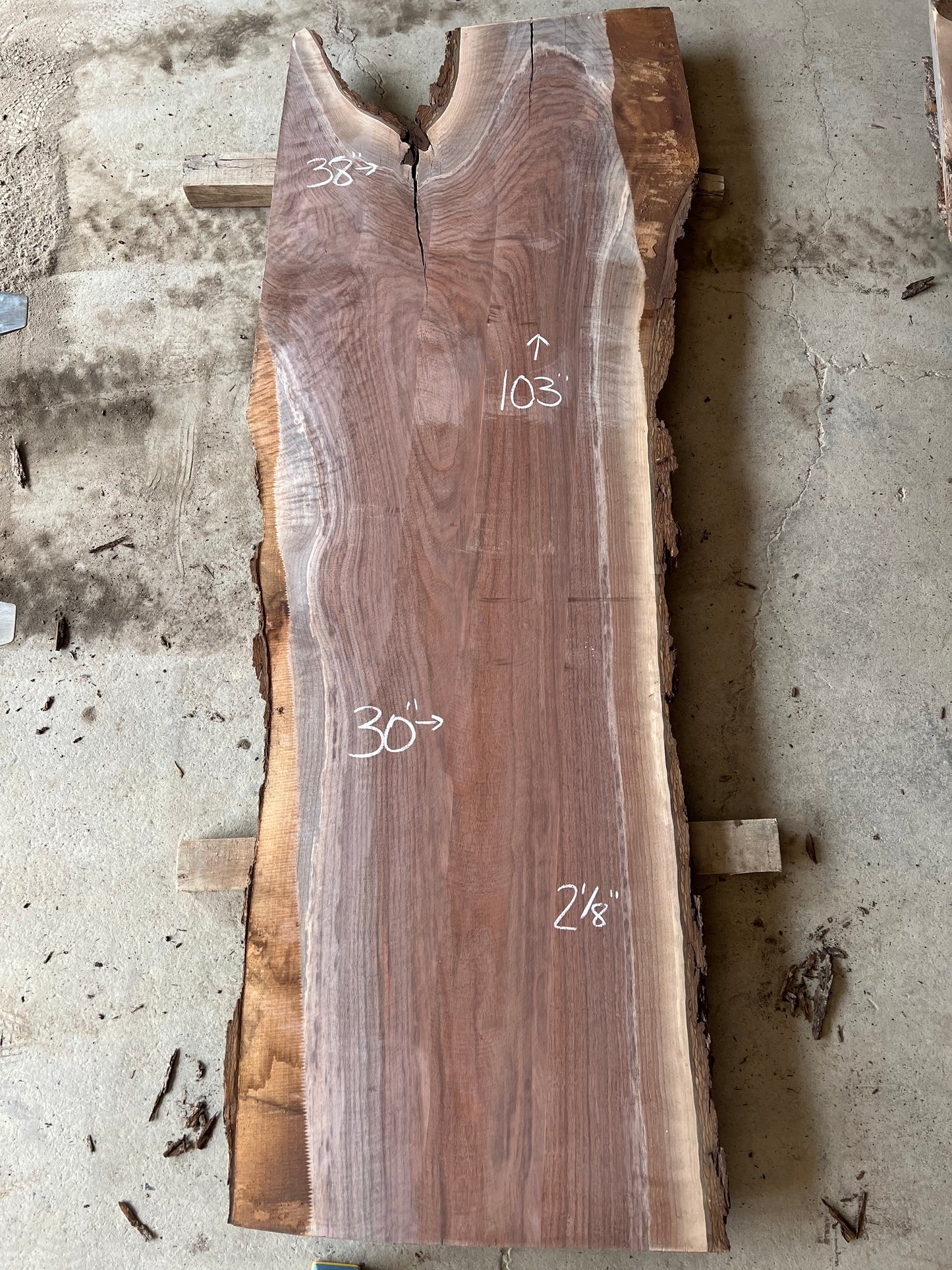 Live Edge Walnut Sku# 26132S-59