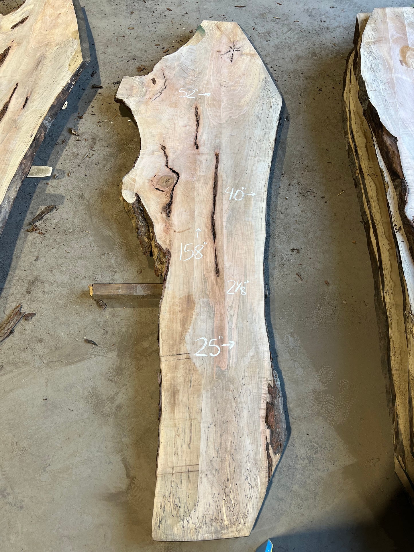 Live Edge Maple Sku# 26470S-81