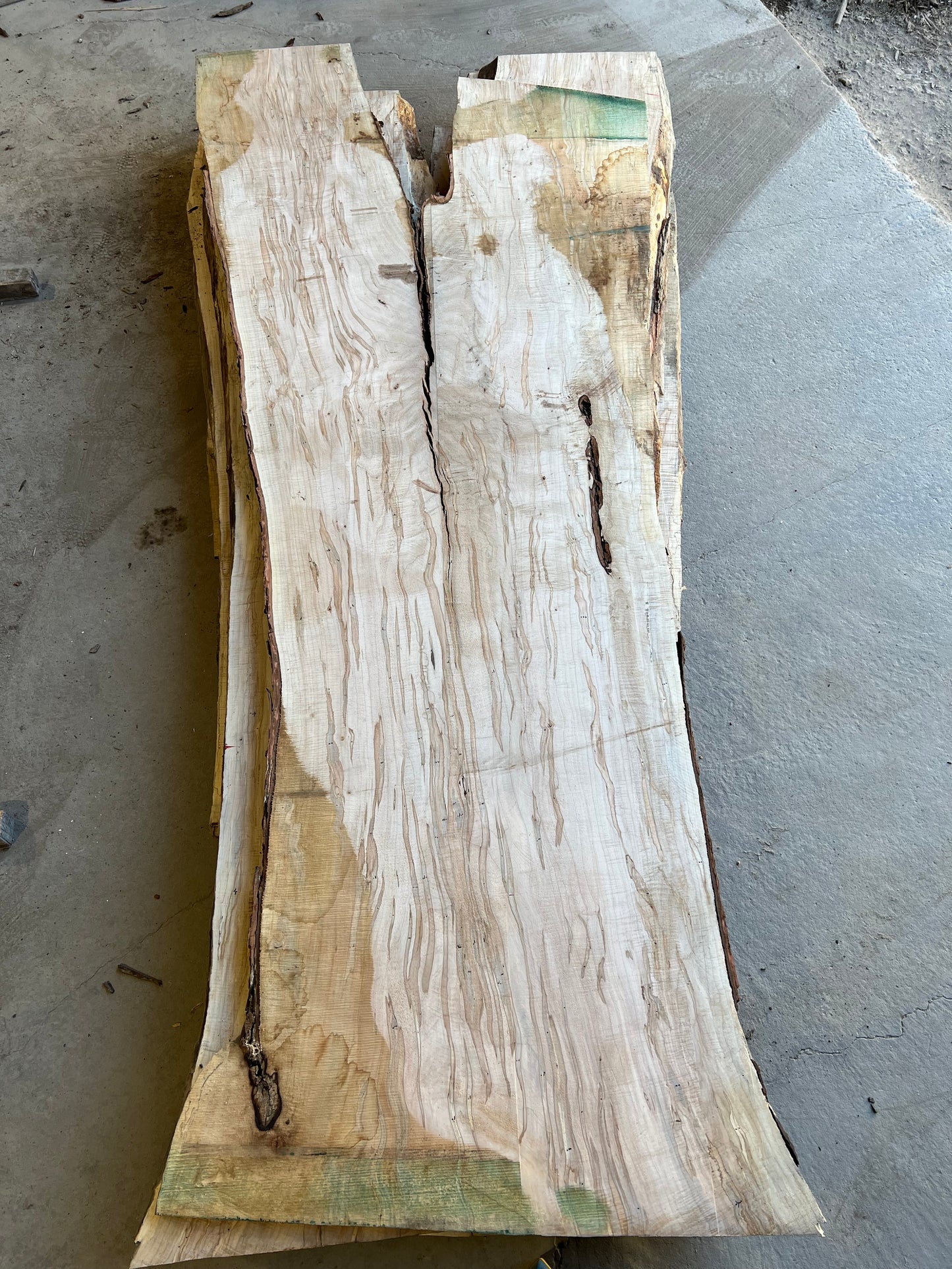 Live Edge Curly Maple Sku# 26475S-87