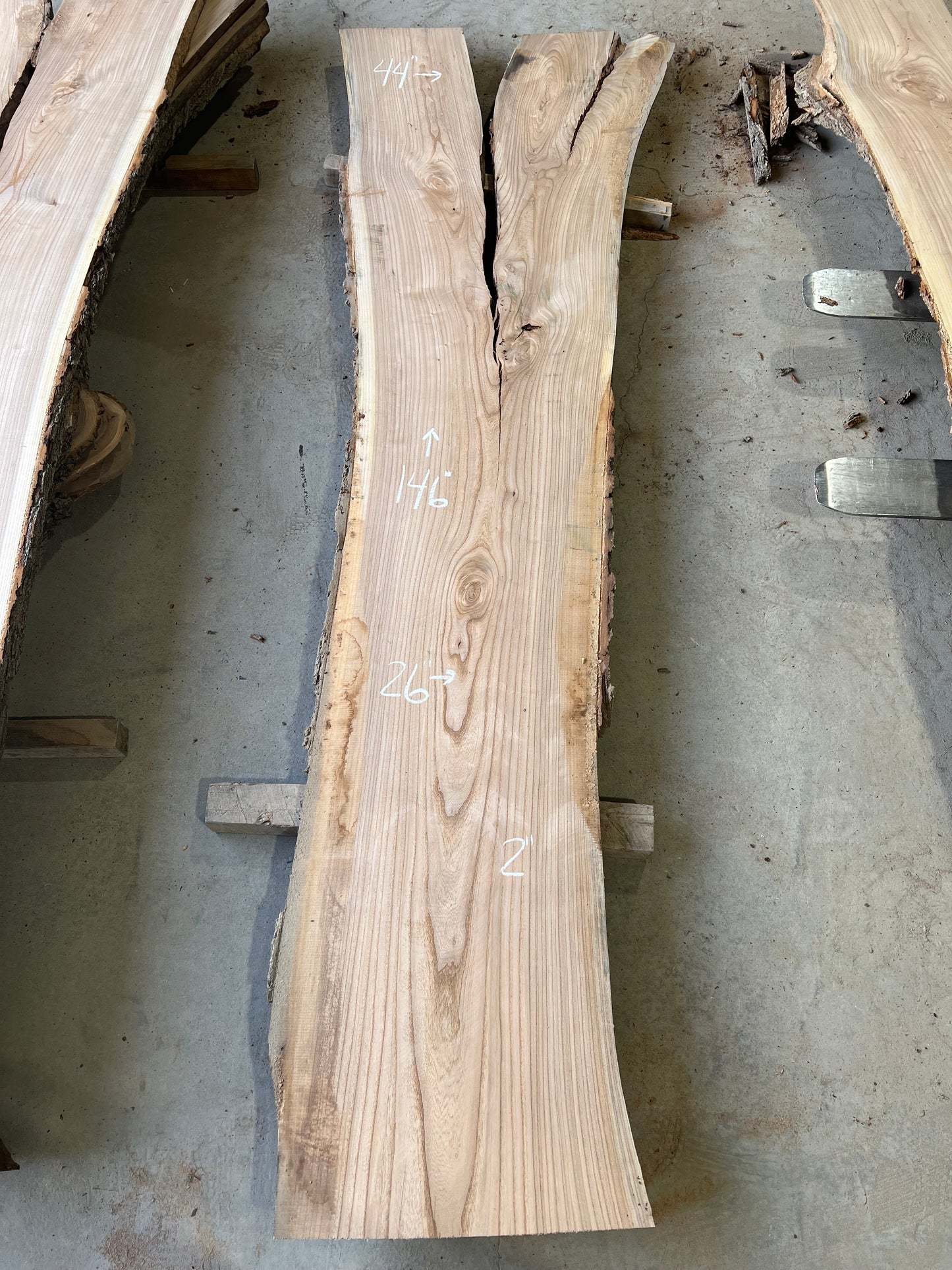 Live Edge Elm Sku# 26596S-58