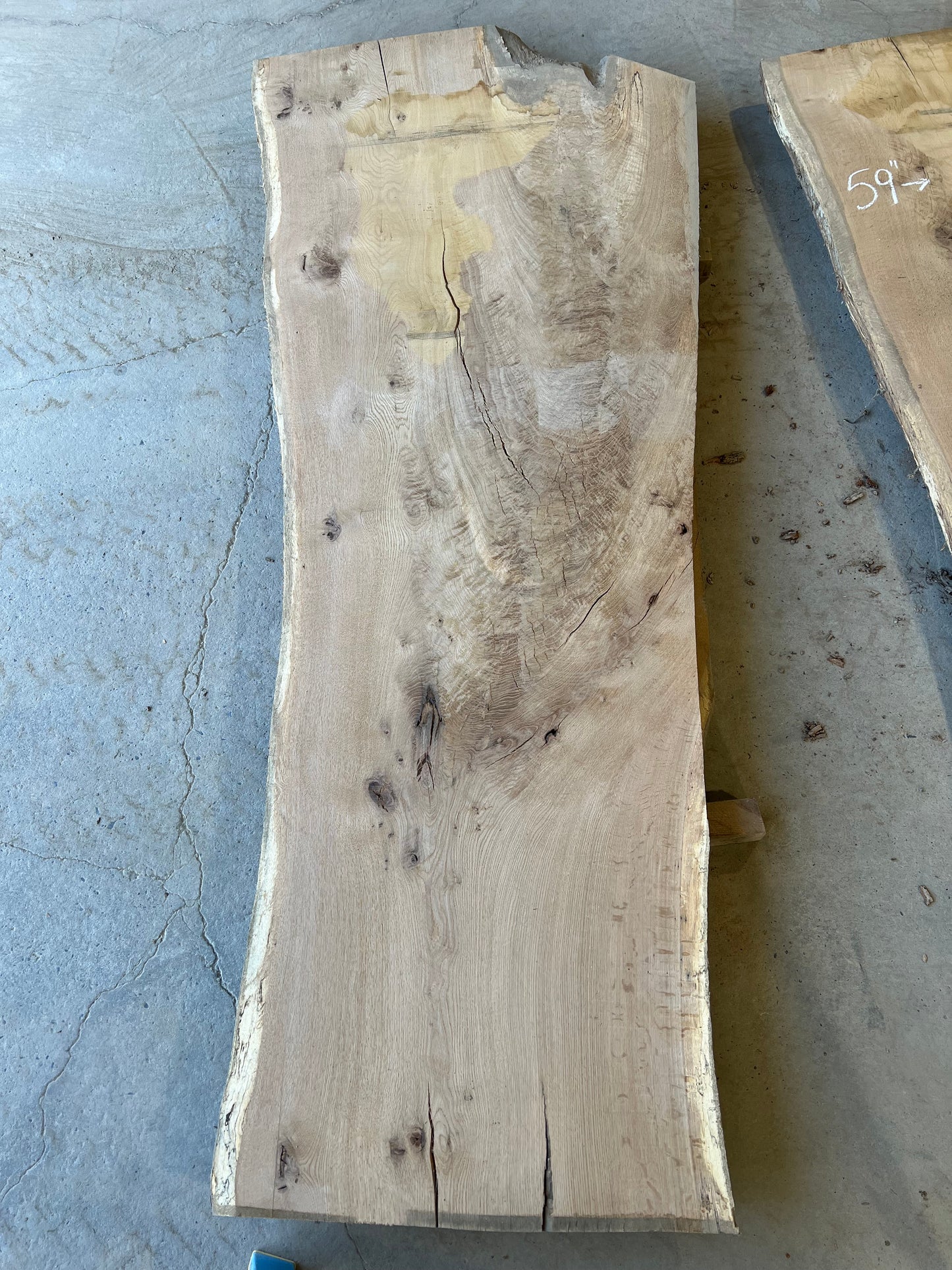 Live Edge White Oak Sku# 26600S-57