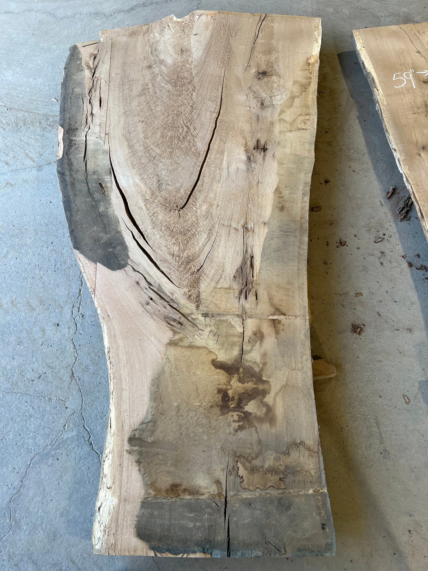 Live Edge White Oak Sku# 26601S-63