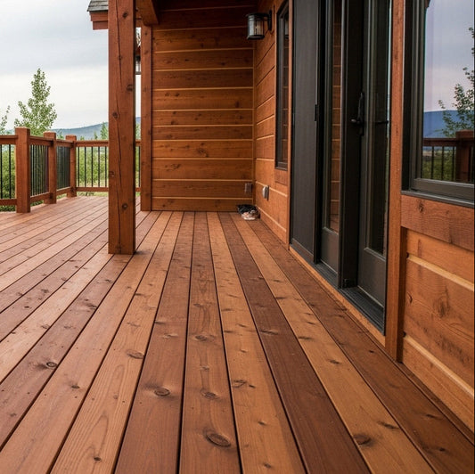 Knotty Western Red Cedar Fence and Deck Posts