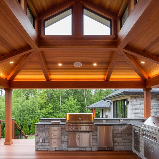 Clear Western Red Cedar Tongue and Groove (T&G) Ceiling